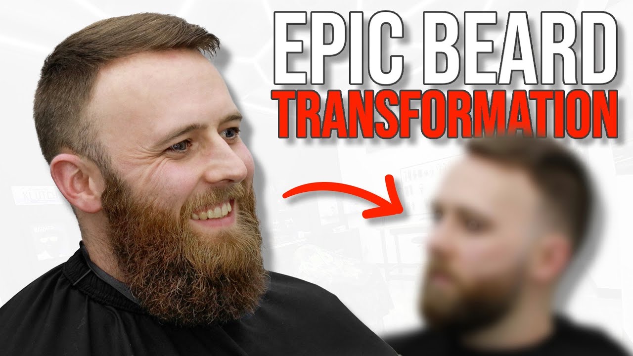 EPIC Transformation 👀 Faded Beard Shape Up and Razor Work