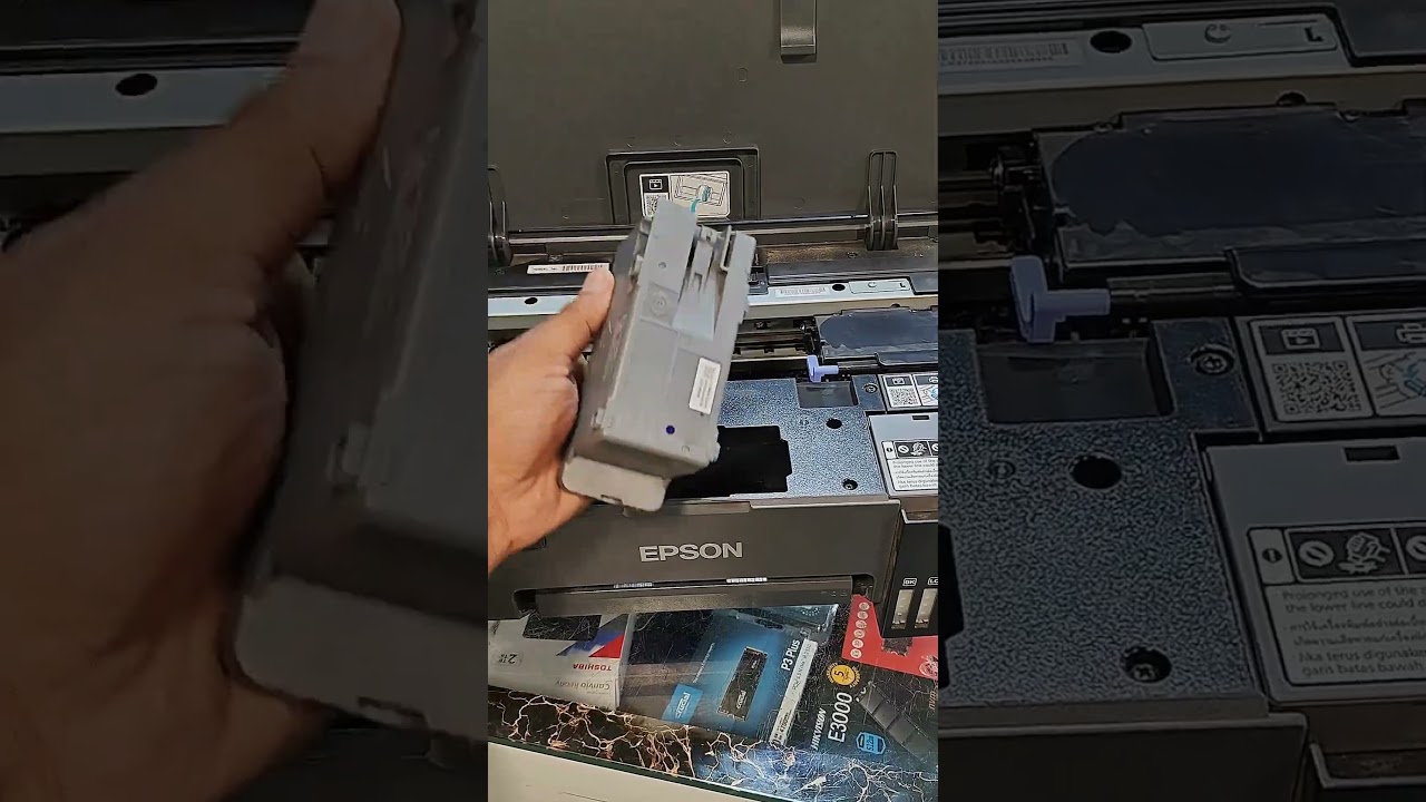 Epson l8050 Maintenance Box Error & Change Maintenanc Box #ytshorts #epsonprinter #printing #printer