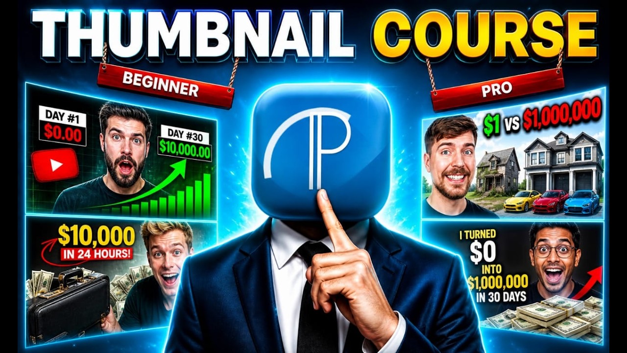 How to Make HD YouTube Thumbnails in Mobile | PixelLab Tutorial
