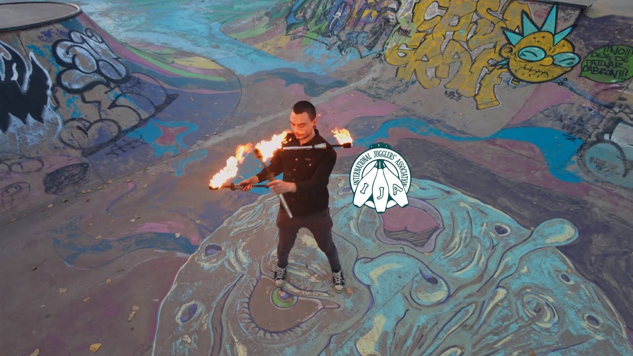 Torch juggling by Ayur Sandoval from México |IJA Tricks of the Month 