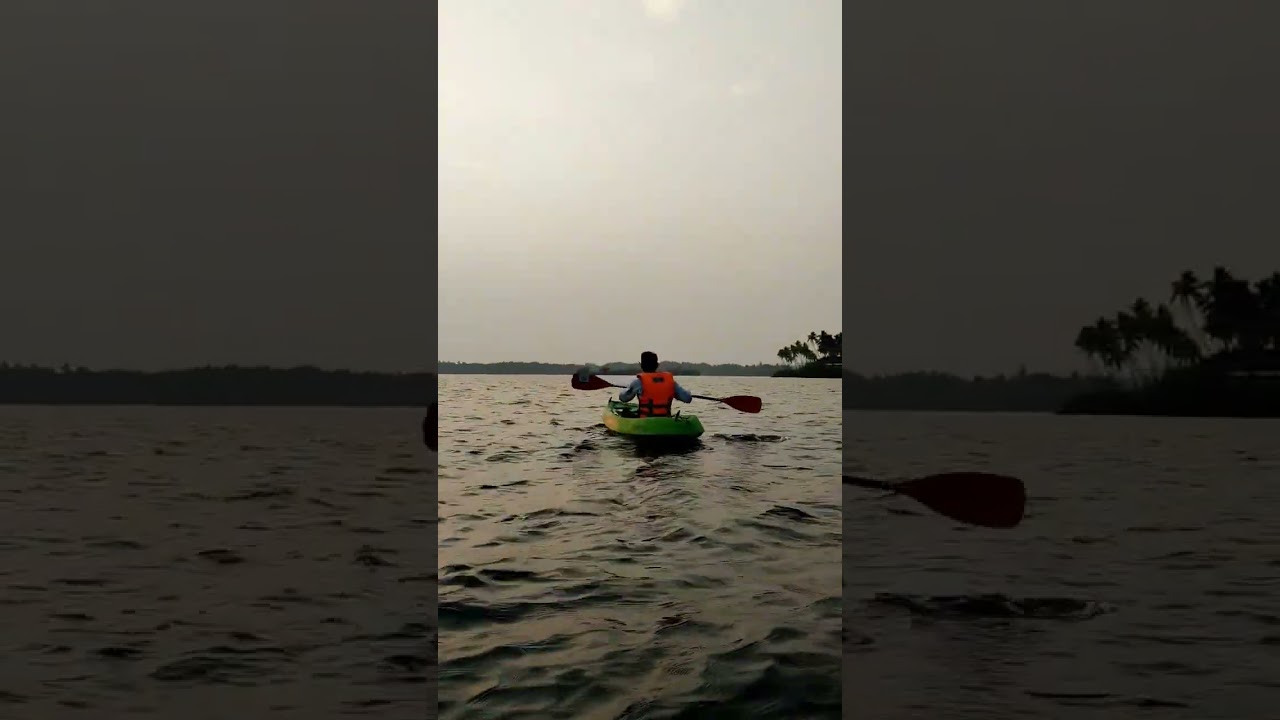 Kayaking at Uddo beach#one of the hidden beaches in Goa#calm and relaxing