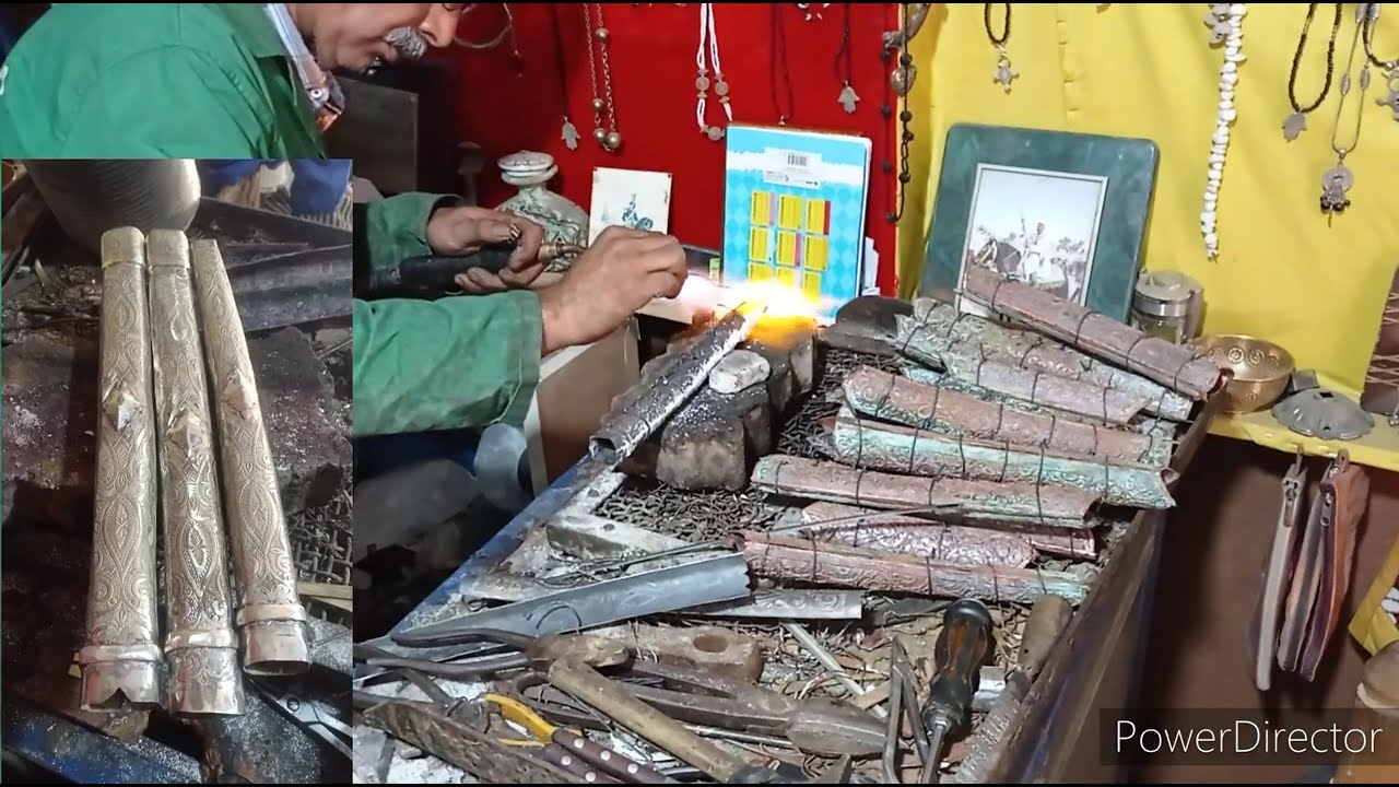 كيفية صناعة سيف التبوريدة🔥🔥؟؟!!  ?🔥🔥making a traditional Morrocan sword