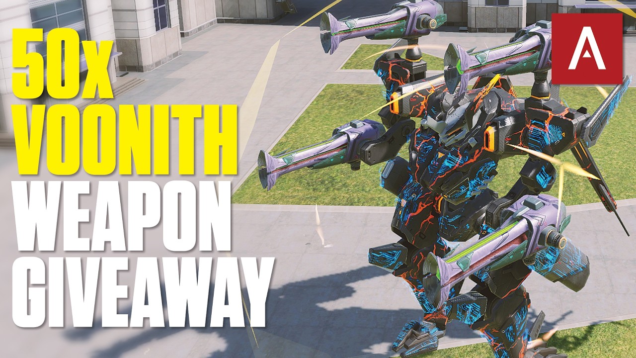 War Robots - NEW Giveaway 50x Voonith Weapon Up For Grabs! WR Voonith Giveaway