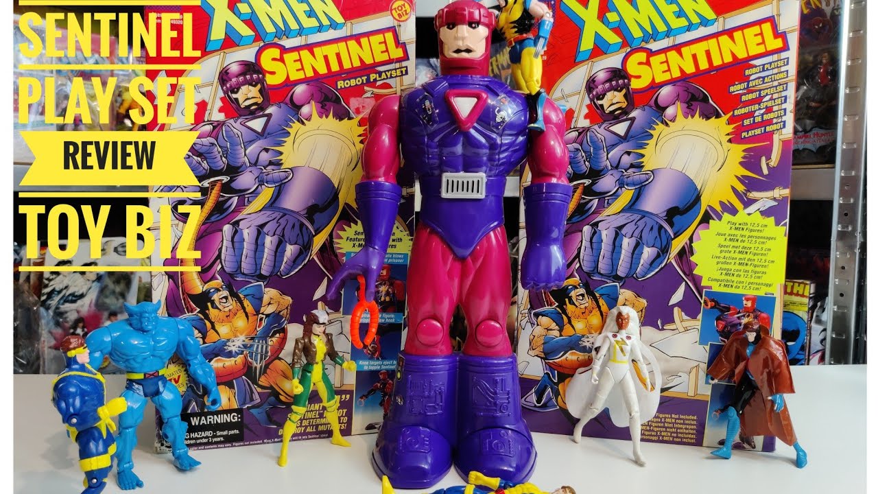 Toy biz xmen Sentinel play set review #toybiz #xmen #actionfigurereview