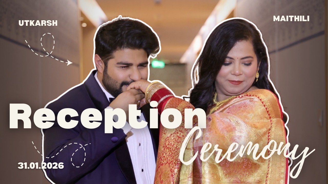 Utkarsh & Maithili | Grand Wedding Reception Highlights ✨ | Cinematic Film by Alok Color Lab
