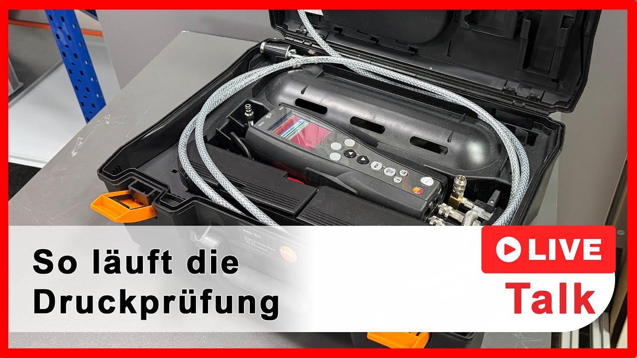 Trinkwasseranlage pr&uuml;fen und abdr&uuml;cken &ndash; Live erkl&auml;rt! | Live Talk