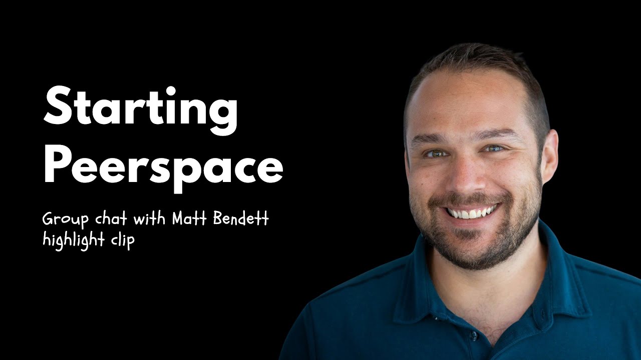 The Founding Story & First Steps For Starting Peerspace