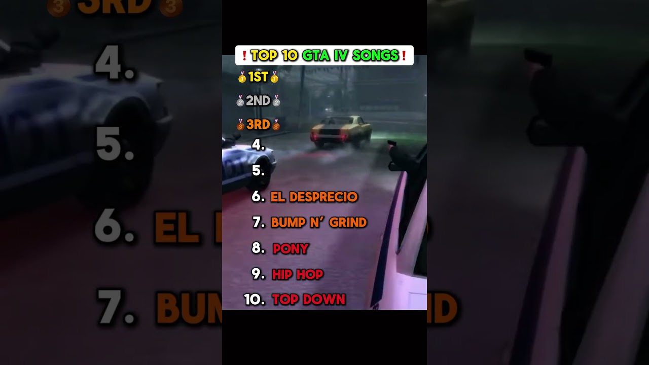 ❗️THE BEST SONGS IN GTA IV❗️