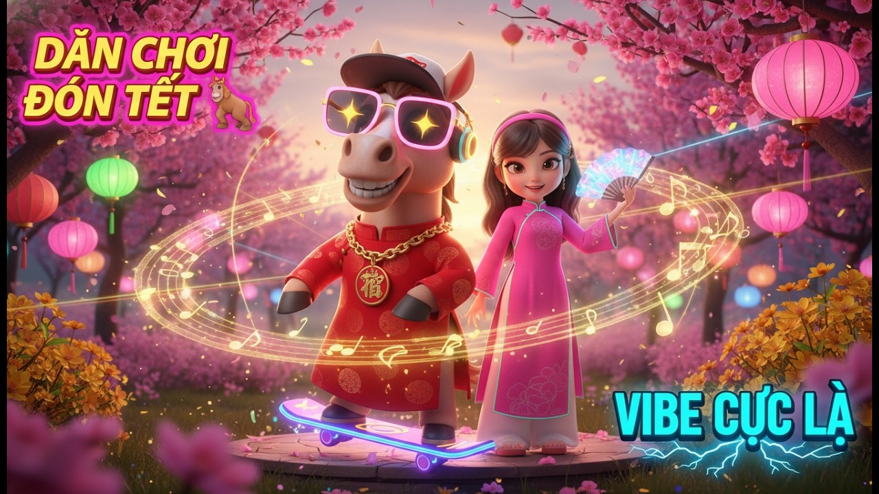 Khi Dân Chơi Đón Tết 2026 👘 Nhạc Remix Bính Ngọ Vibe Cực Lạ