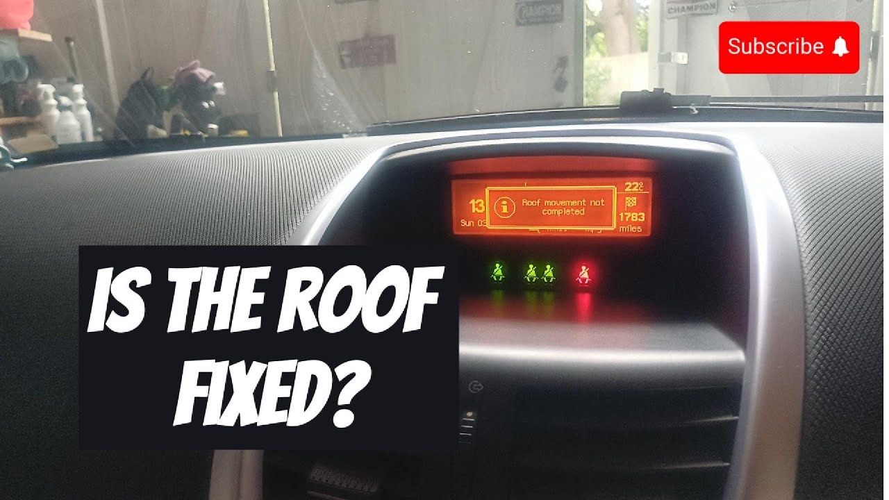 Is the Peugeot 207cc roof fixed?