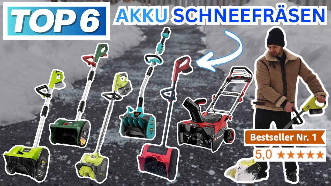 Beste AKKU SCHNEEFRÄSEN (Testsieger 2026) | Top 6 Akku Schneefräsen Vergleich