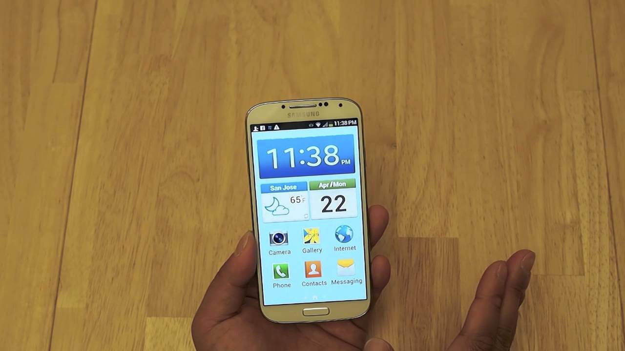 Samsung Galaxy S4: Easy Mode