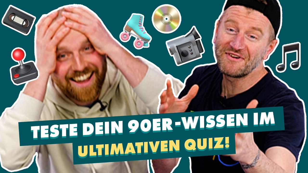 Kindheitsnostalgie pur! Kinder der 90s stellen sich dem ultimativen 90er-Quiz🤩| WISSTIHRNOCH