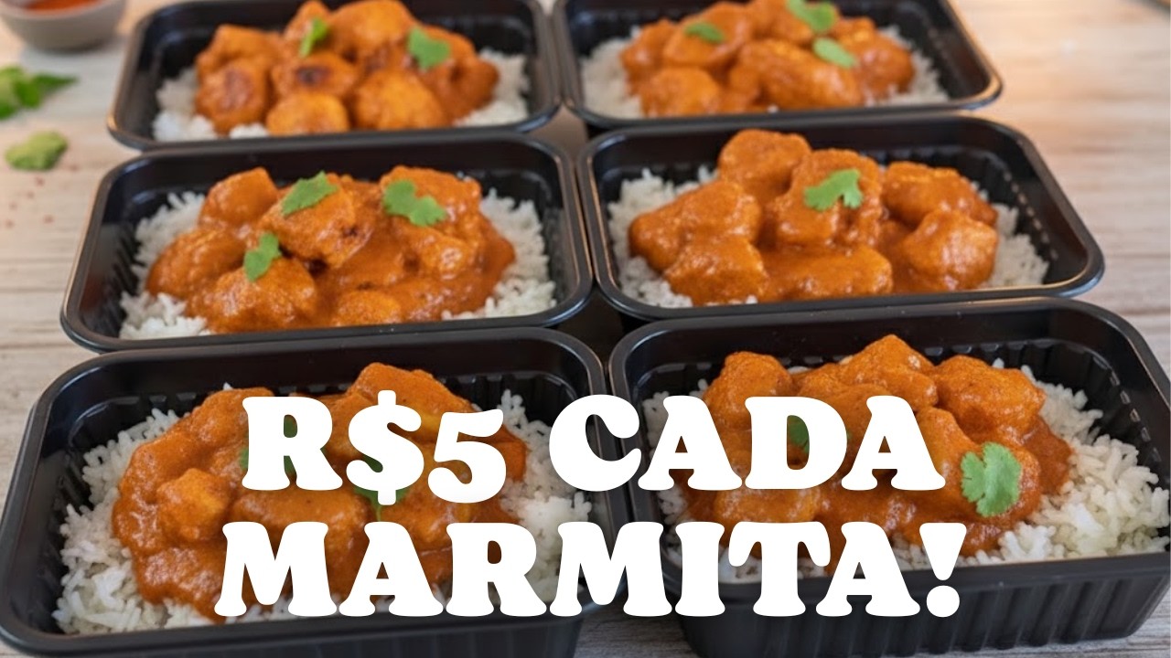 A MARMITA FIT MAIS RÁPIDA E BARATA (Strogonoff por R$5 cada!)