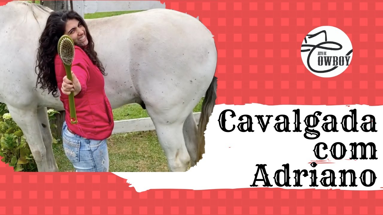 O Adriano n&atilde;o me deixou andar na Flicka | Canal Jeito de Cowboy