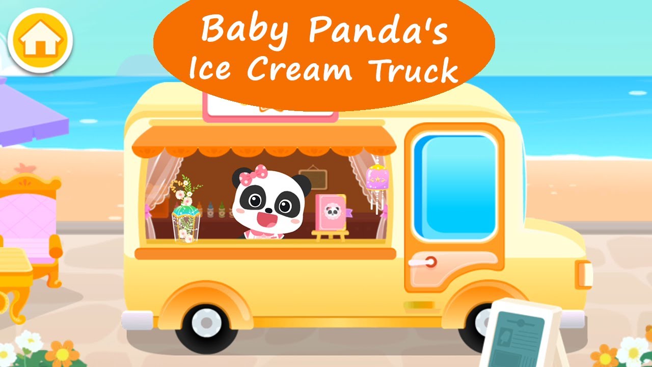 Baby Panda's Ice Cream Truck - Let's Make Some Fancy Ice Cream Desserts | BabyBus Games