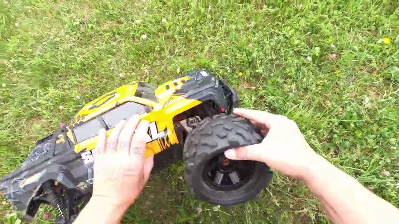 HPI SAVAGE FLUX XL V2 TEST 2 VRAIE PNEUS MT C'est mieux mais vario définitivement mal ventilé