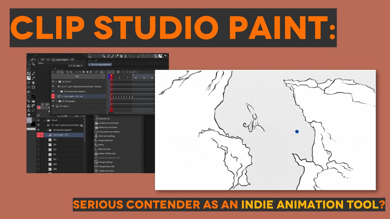 Is Clip Studio Paint a serious contender as an indie animation tool?