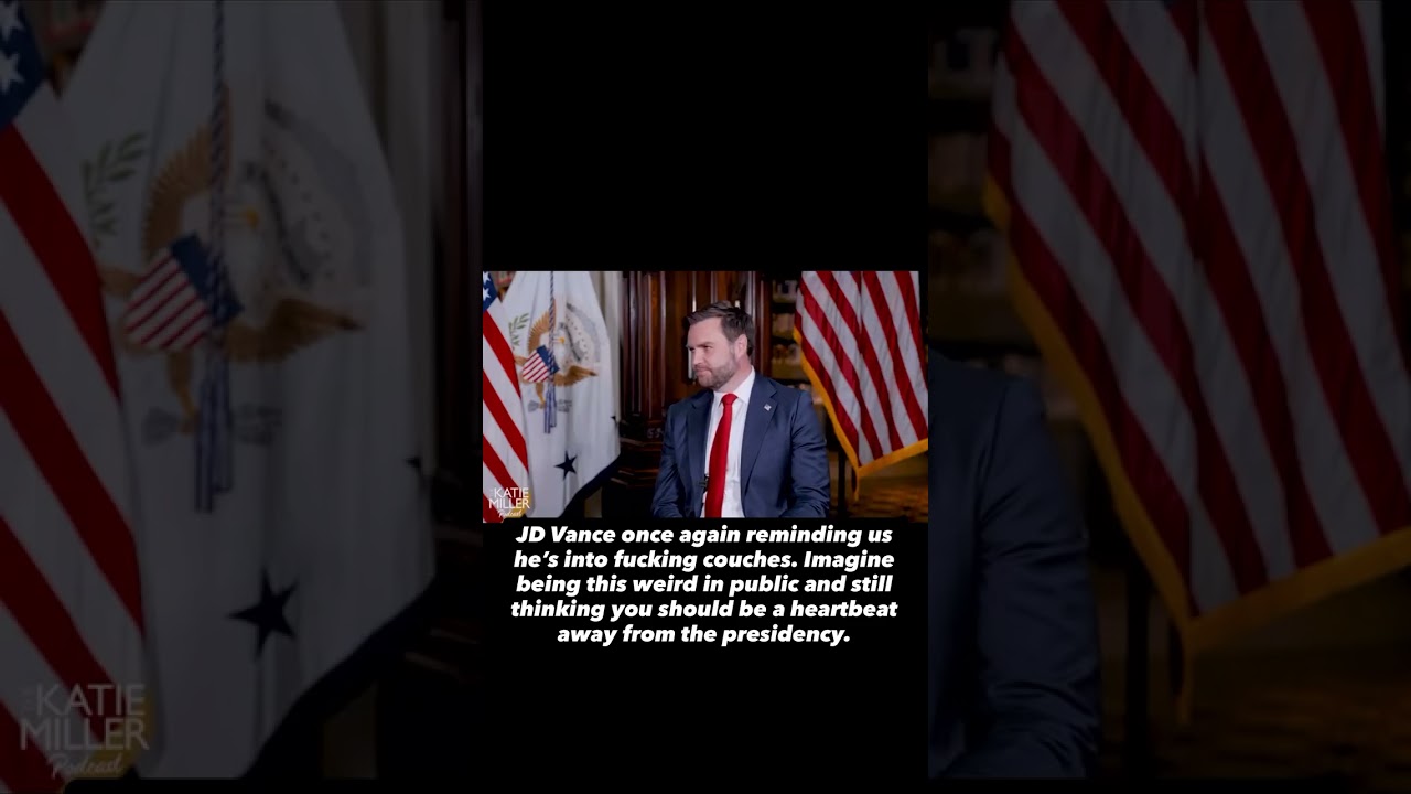JD Vance&rsquo;s Weird Couch Confession