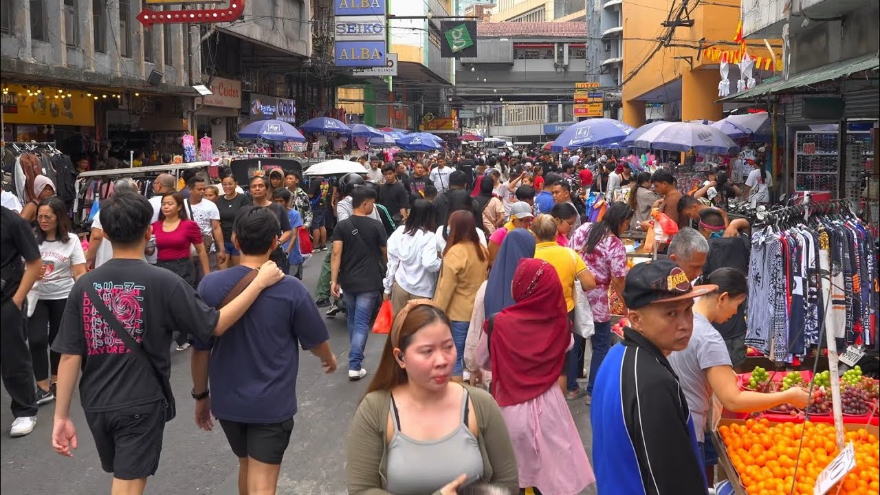 Raw Manila 🇵🇭 Walking Tour from Quinta Market to Rizal Park | Philippines 4K HDR