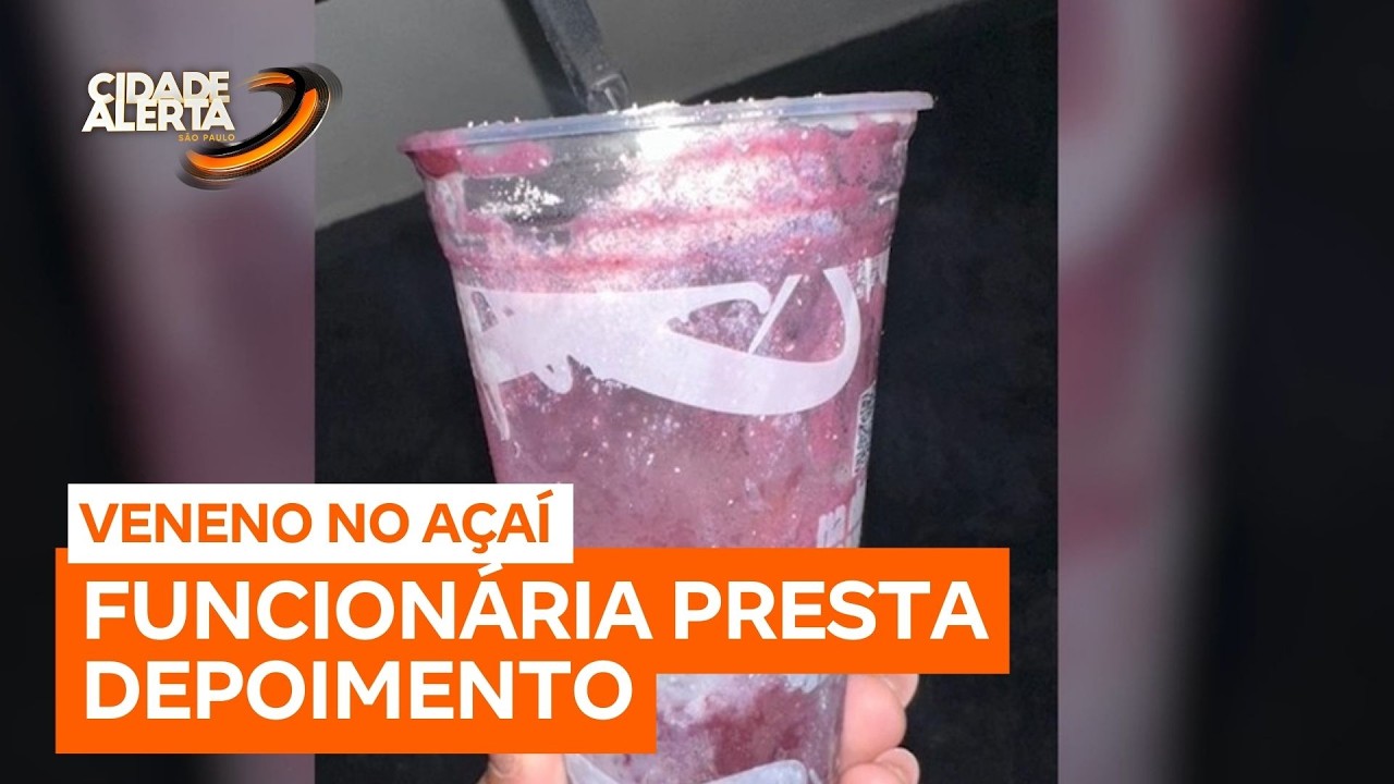Açaí envenenado: polícia ouve funcionária que preparou o alimento