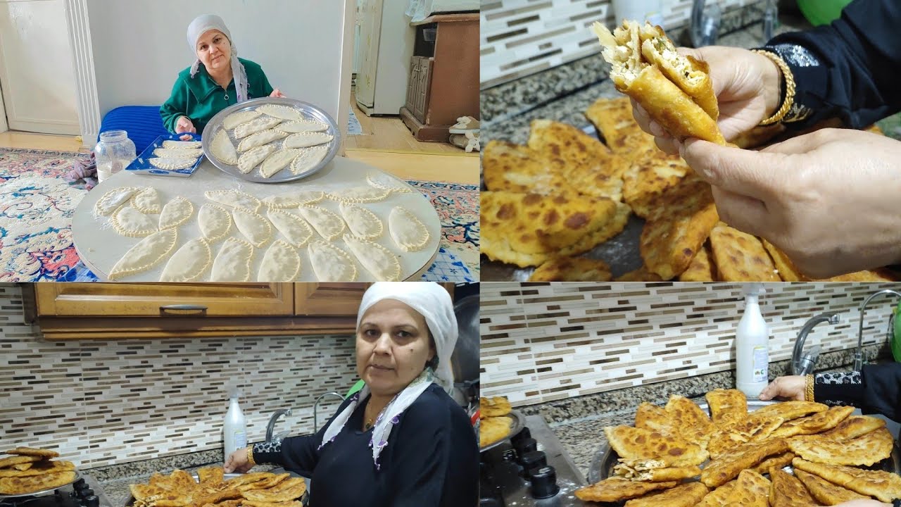 طريقة عمل أكلة كوردي تراثية عفرينية سمبوسك بل قريشة 😋
