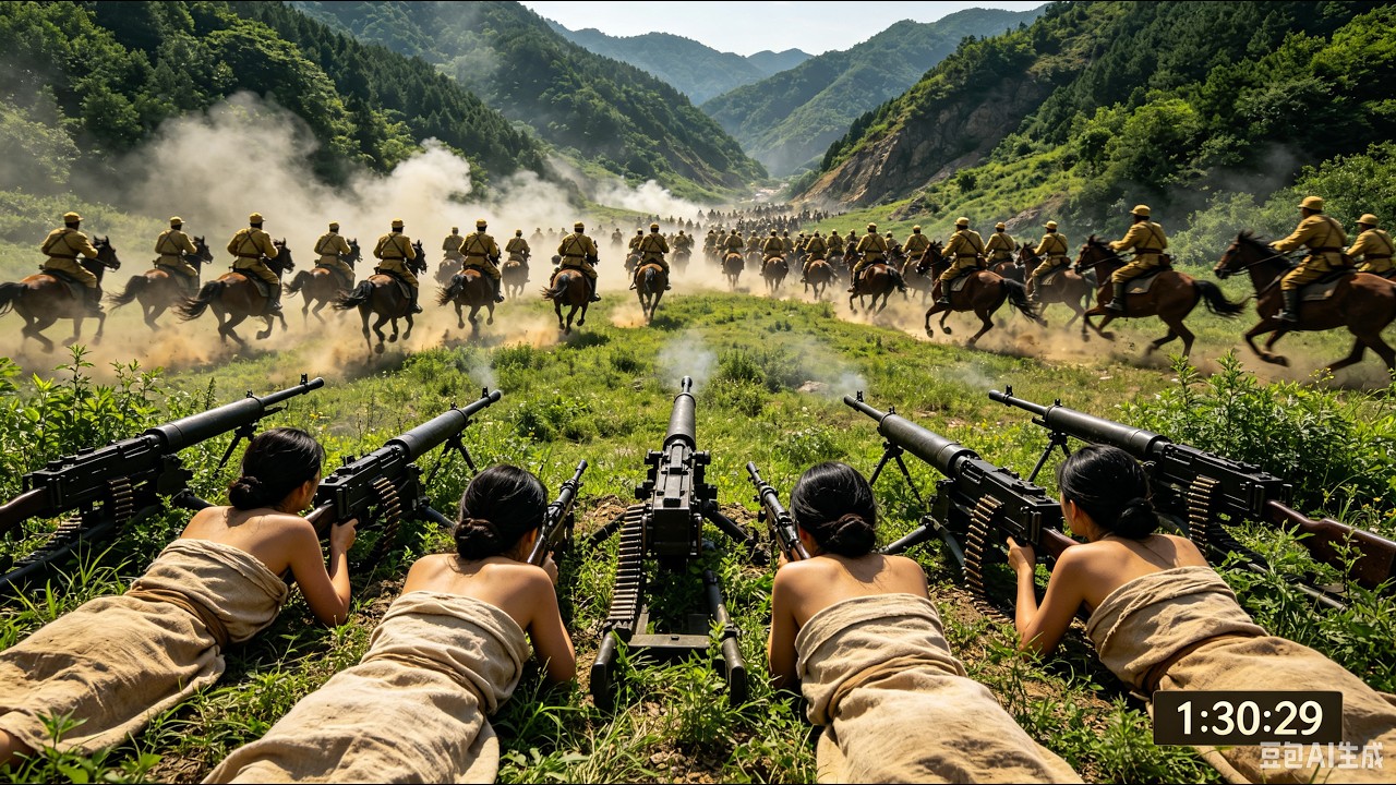 抗日电影！日军进山扫荡，不料狙擊手女兵早已埋伏在山上，橫掃1000日軍！⚔️ 抗日 | Kung Fu