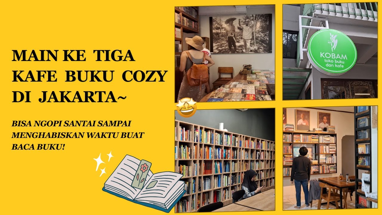 KAFE BUKU DI JAKARTA: BISA NGOPI DAN DONASI BUKU JUGA!