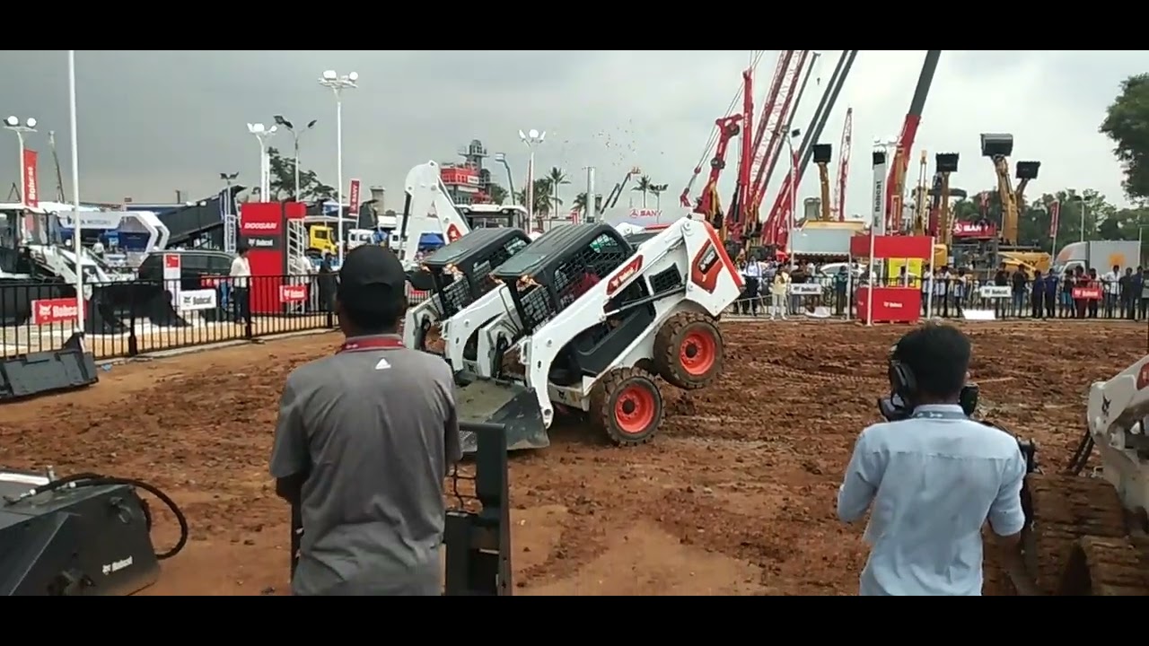 Bobcat S450 Skid Steer Loader Showing its stability and precise controls at Excon 2022