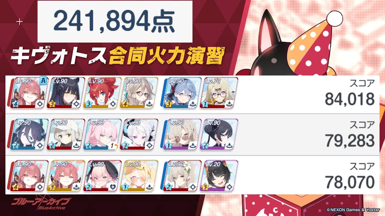 [Blue archive] | Joint Firing Drill 49 - Shooting Drill | 241,894 pts