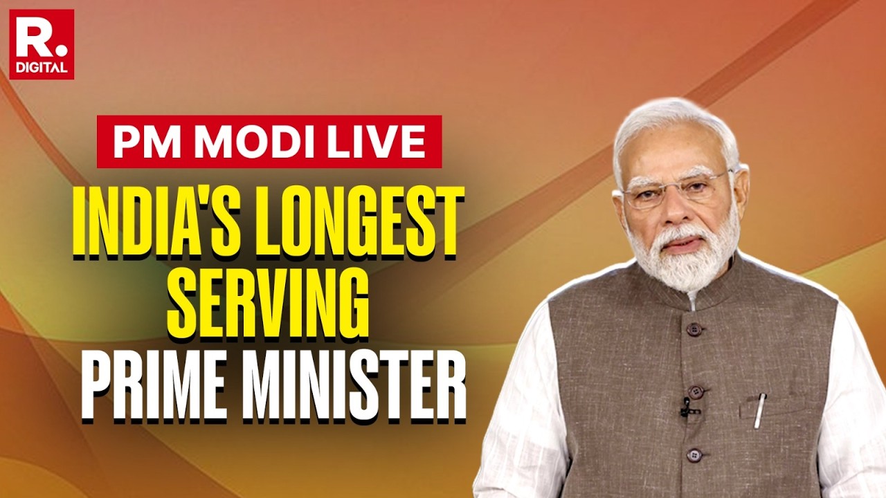 LIVE: PM Narendra Modi Becomes Longest-Serving Elected PM Of India | Address To NDA Leaders