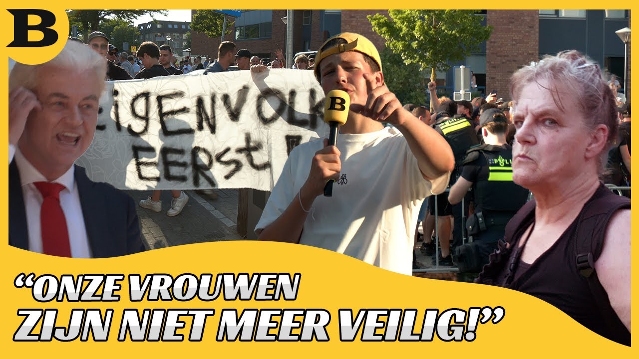 BLOEDHETE GEERT WILDERS BIJ ANTI-AZC DEMO IN HELMOND