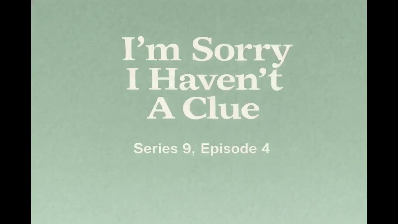 I'm Sorry I Haven't A Clue - Series 9, Episode 4 (17-Apr-82)
