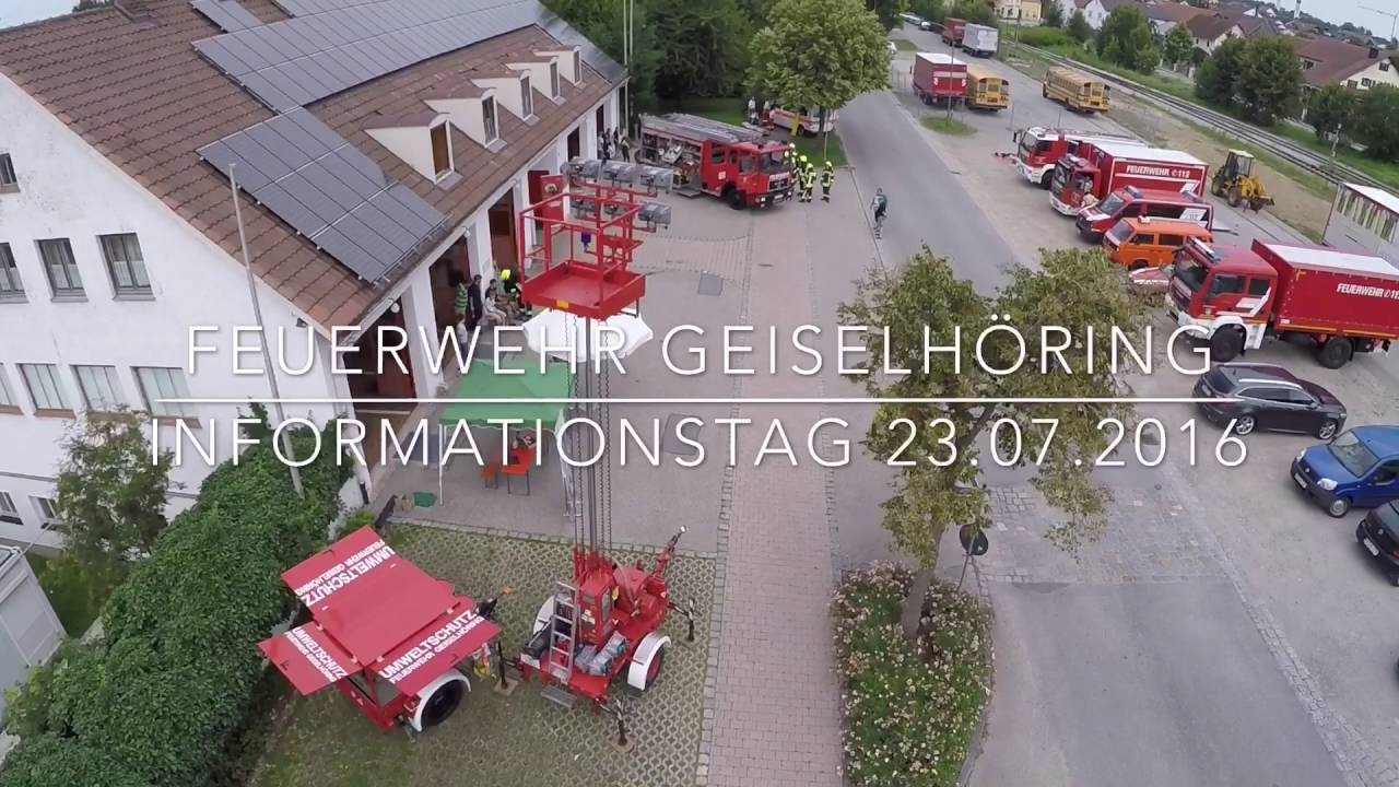 THL Übung Feuerwehr Geiselhöring