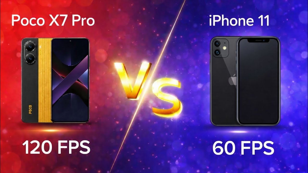 TDM Poco X7 Pro vs iPhone 11