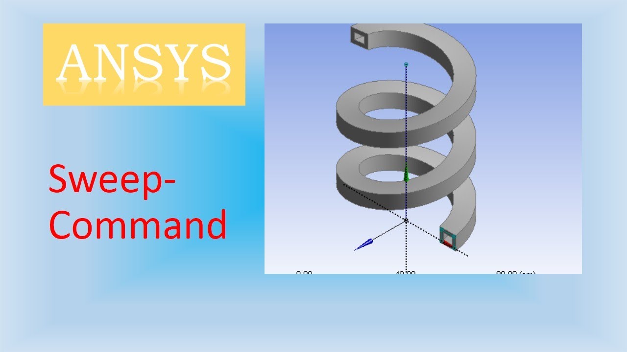 ANsys Geometry Sweep