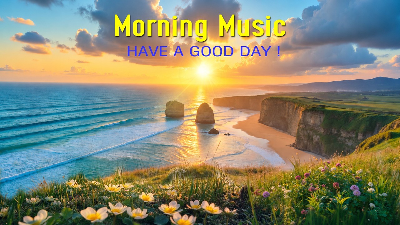 MORNING RELAXING MUSIC - Rise & Shine With Positive Energy - Morning Meditation Music For Stress
