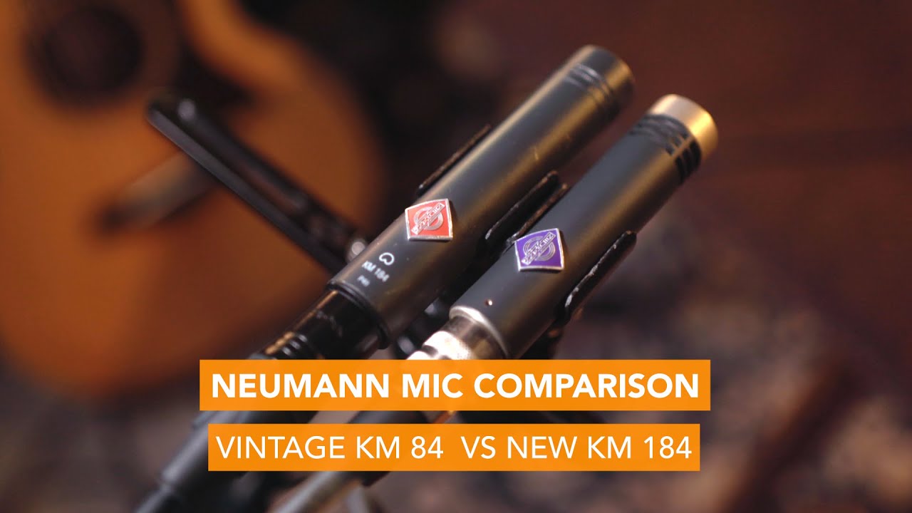 Neumann KM84 & KM184 Microphone comparison x Taylor 614CE