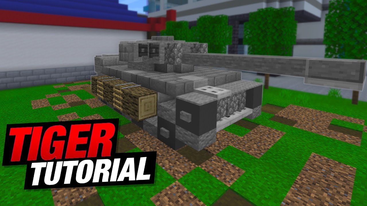 🔨 erstelle einen TIGER 1 Panzer | Minecraft Panzer Tutorial