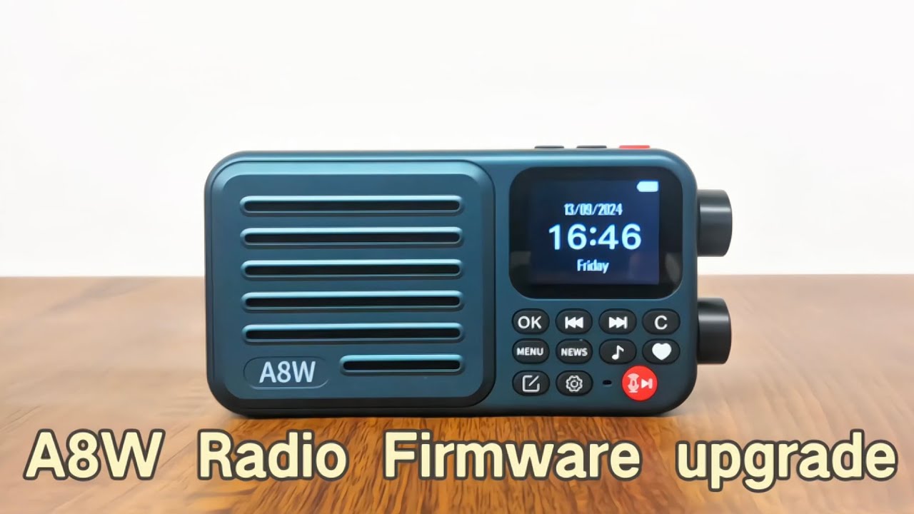 How to upgrade the ChoYong A8W radio
