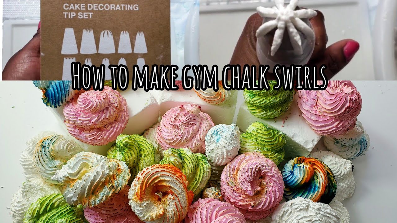 HOW TO MAKE GYM CHALK SWIRLS-TUTORIAL
