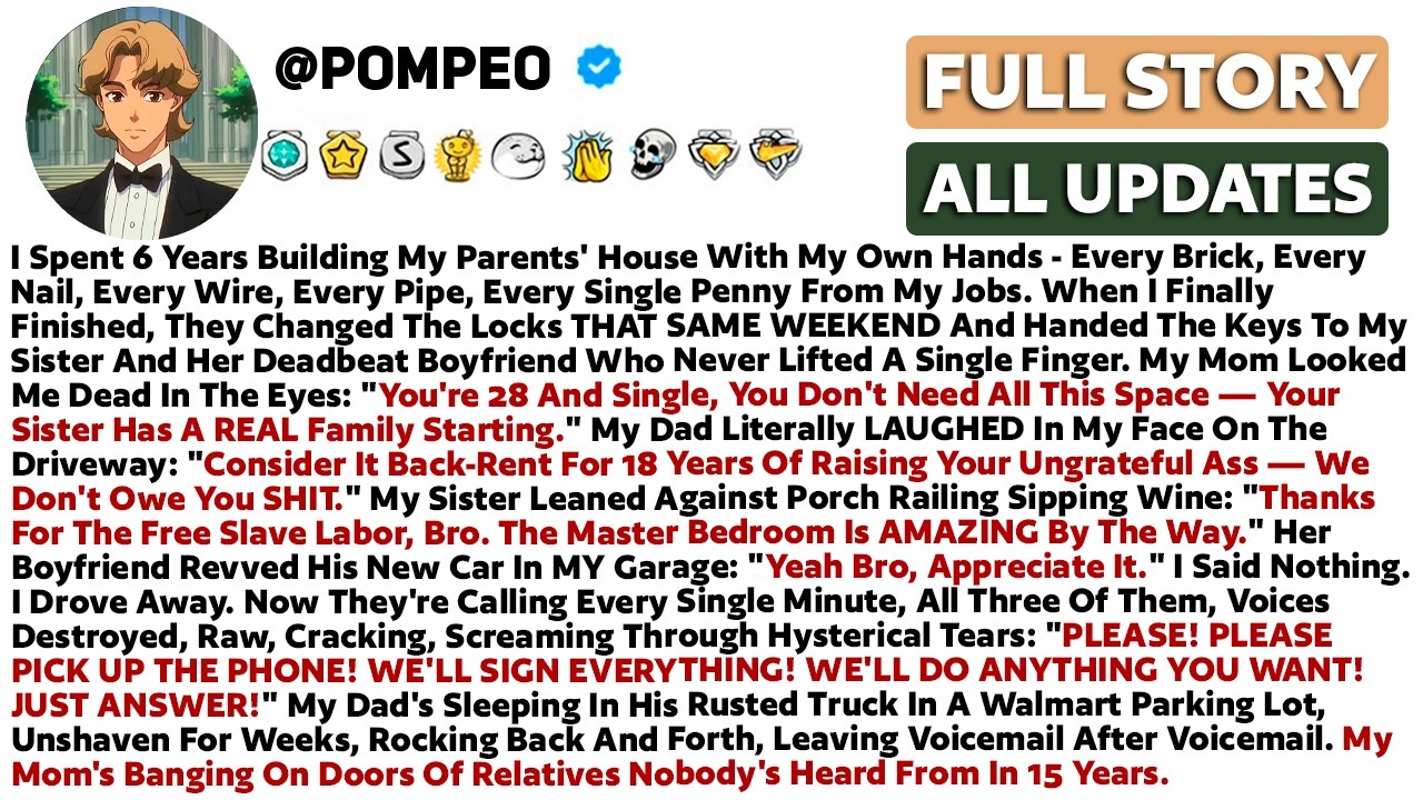 I Spent 6 Years Building My Parents' House With My Own Hands - Every Brick, Every Nail, Every Wire..