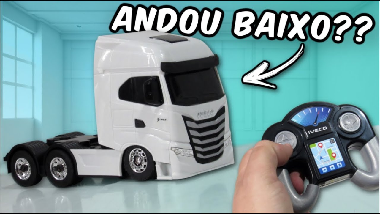 REBAIXEI O MINI IVECO SWAY DE CONTROLE REMOTO