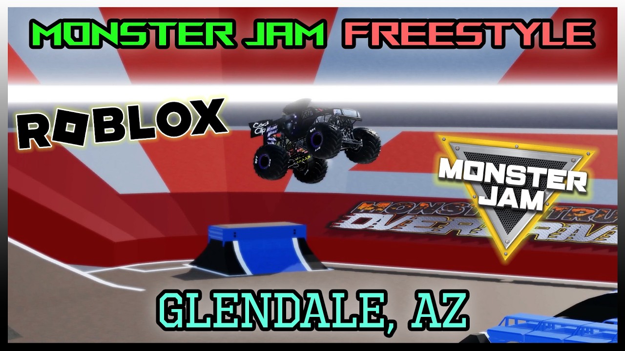 ROBLOX MONSTER JAM!!!! | 16 Truck Stadium Freestyle!! | Глендейл, Аризона | 2 сезон, 7 серия