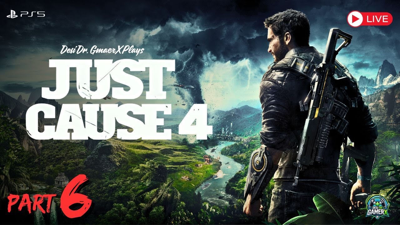 Just Cause 4 PS5 Live | Total Destruction & Chaos Gameplay Part 5 (4K 60FPS)