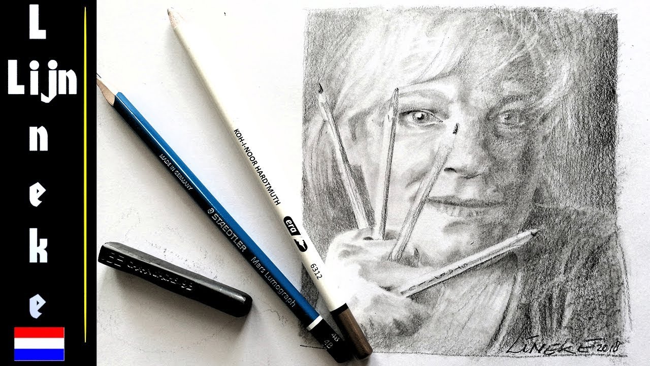 ZELFPORTRET tekenen voor beginners