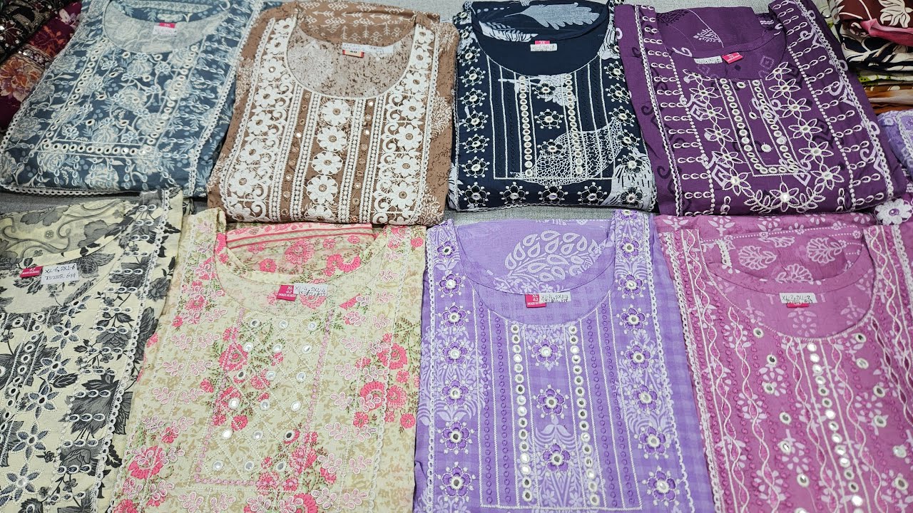 Pure Cotton Anarkali Top Bottom Dupatta Set Low Price Best Quality Limited Stock #trending #kurti