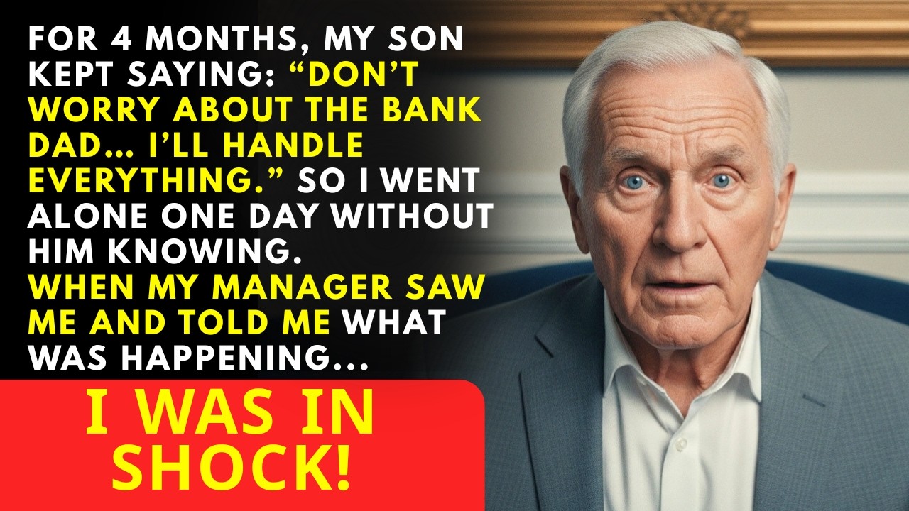 My Son Wouldn't Let Me Go to the Bank, Saying He'd Handle Everything Himself. Until I Went Alone