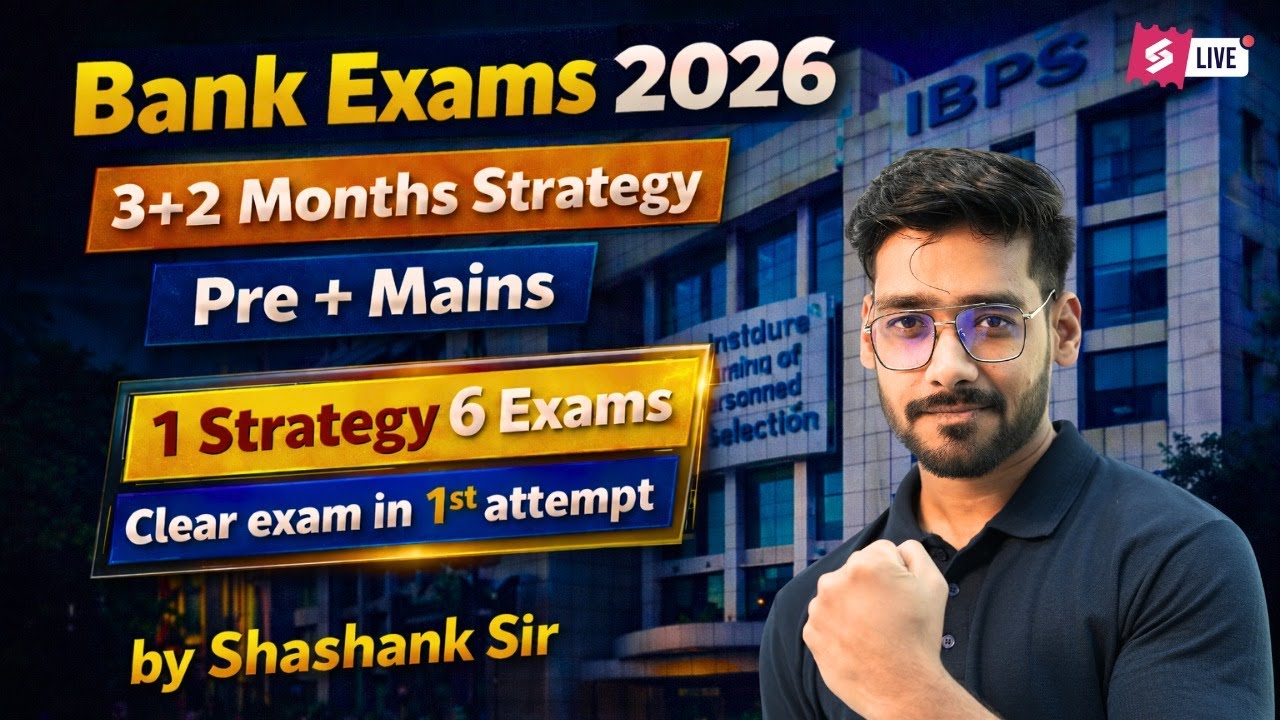 Bank Exam 2026 Preparation | Complete 6 Months Preparation Strategy Plan | Reasoning By Shashank Sir