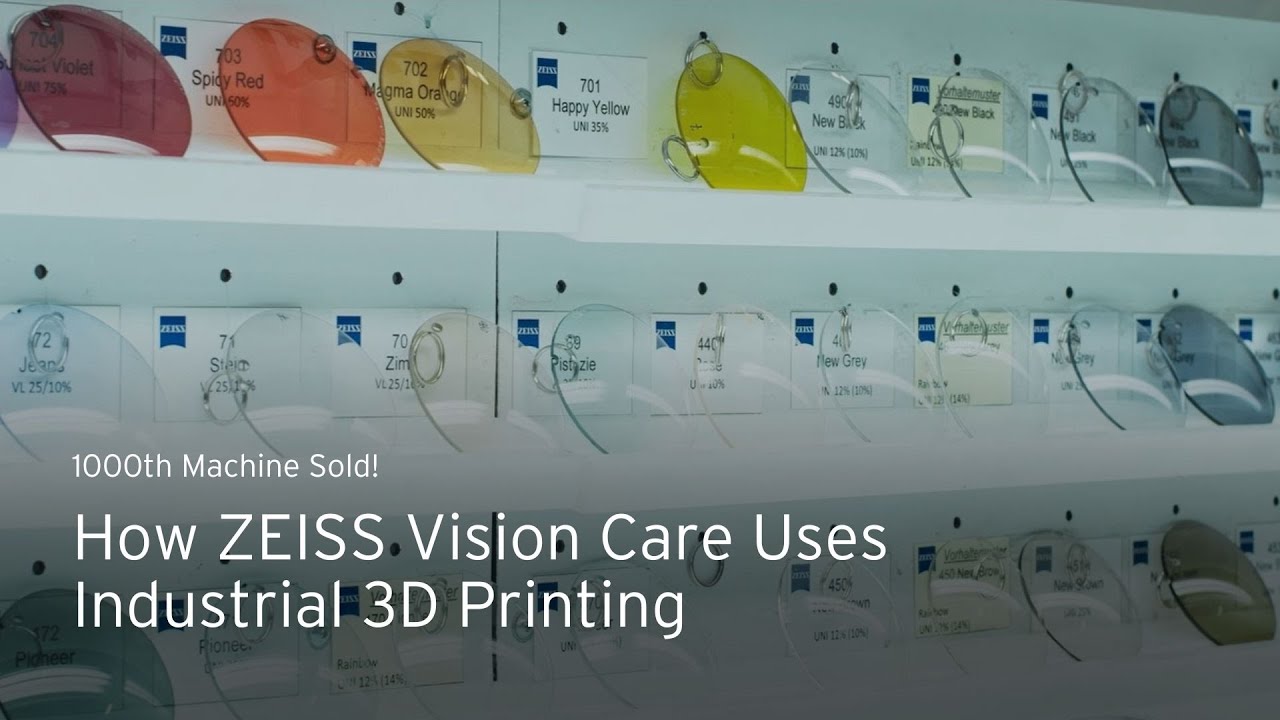 1000th Machine Sold!💯How ZEISS Vision Care Uses Industrial 3D Printing